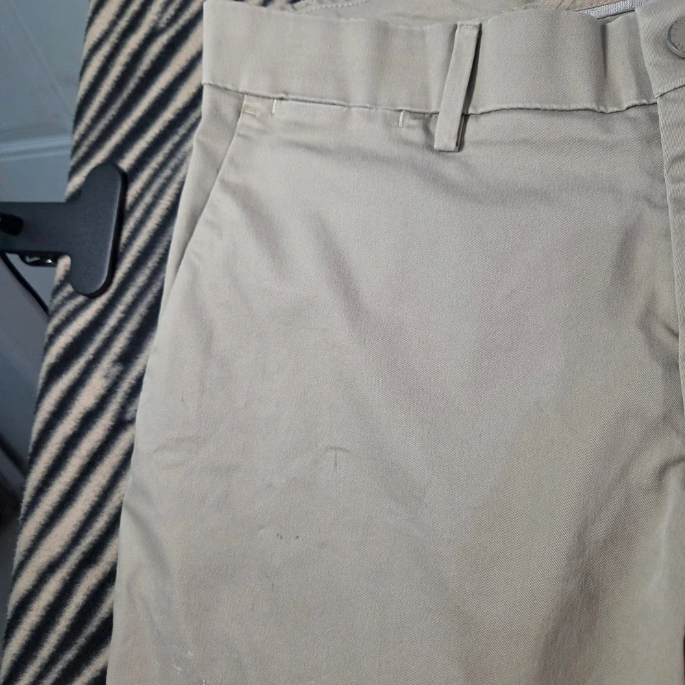 Banana Republic Slim Fit Chino Pants 2 Pack Tan Navy Blue 31x30 Mens Trousers
